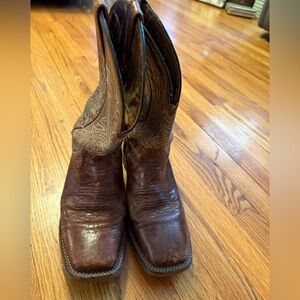 Ariat Men's Distressed Brown Leather Cowboy Boots
